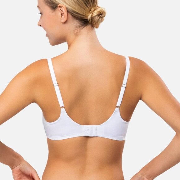 Underoutfit The Satin Grace 3D Molded White Bra New with Tags Size XL Style 1258 - Picture 2 of 14